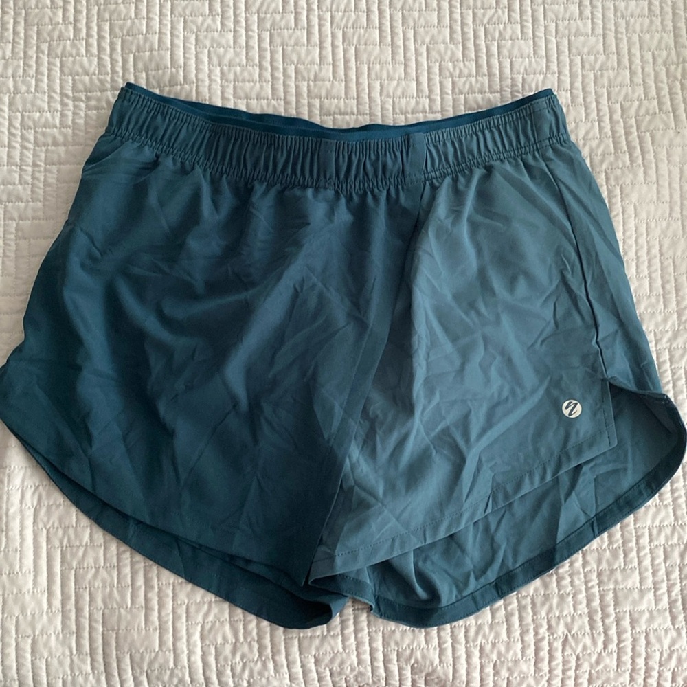 Womens Teal Performance Running Shorts - Nani